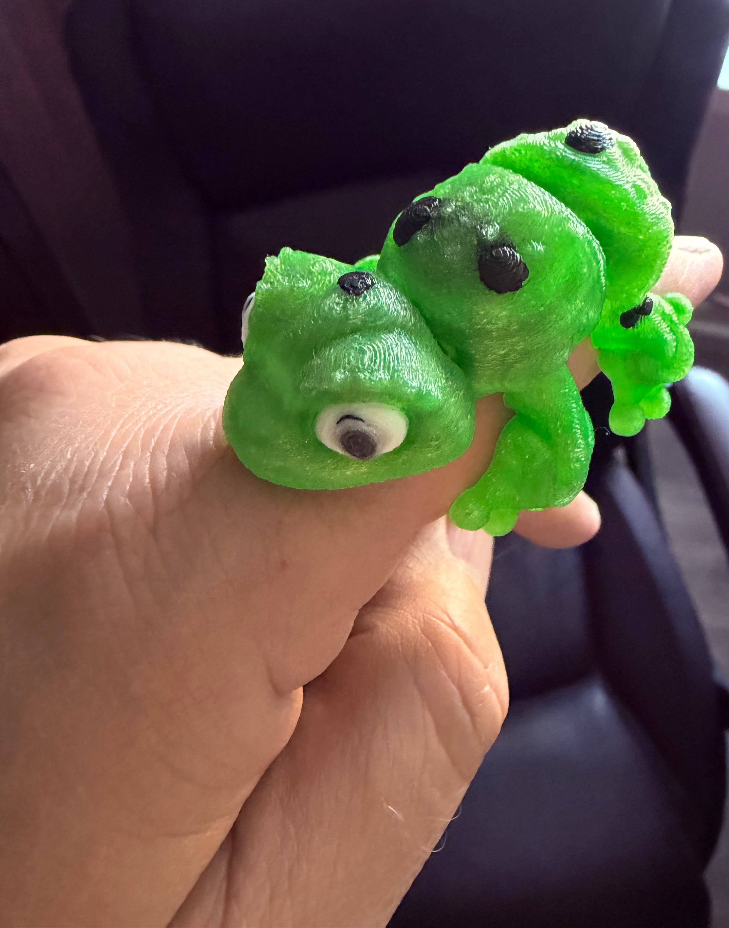 Articulated Gecko | 3D Printed Flexi | Glow in the Dark