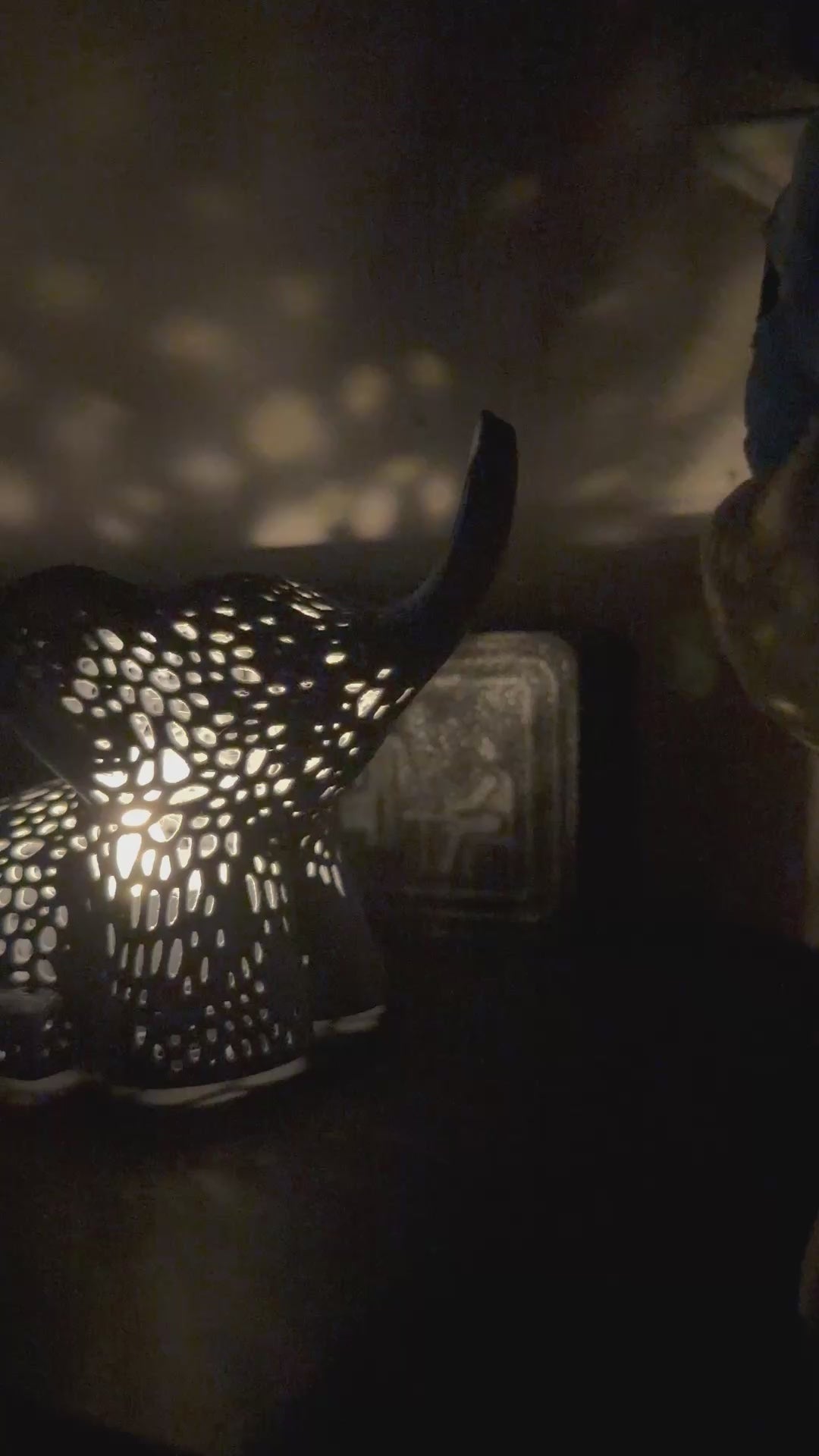 Voronoi Elephant Ambient Lamp | 3D Printed Ambient Décor